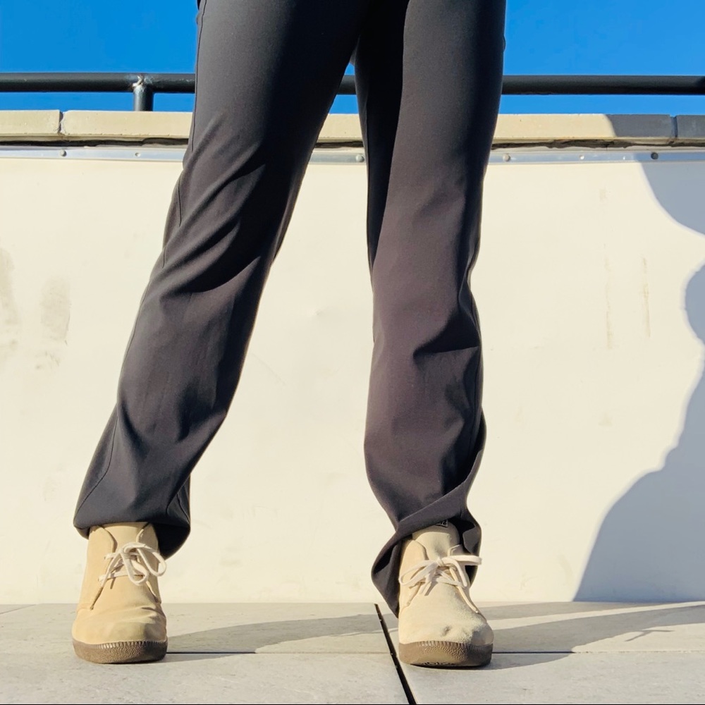 Alife Leather Suede Chick High Flats Ankle Cut Lace Classy